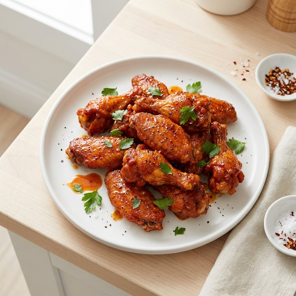 Deep-Fried Hot Wings and Drumettes