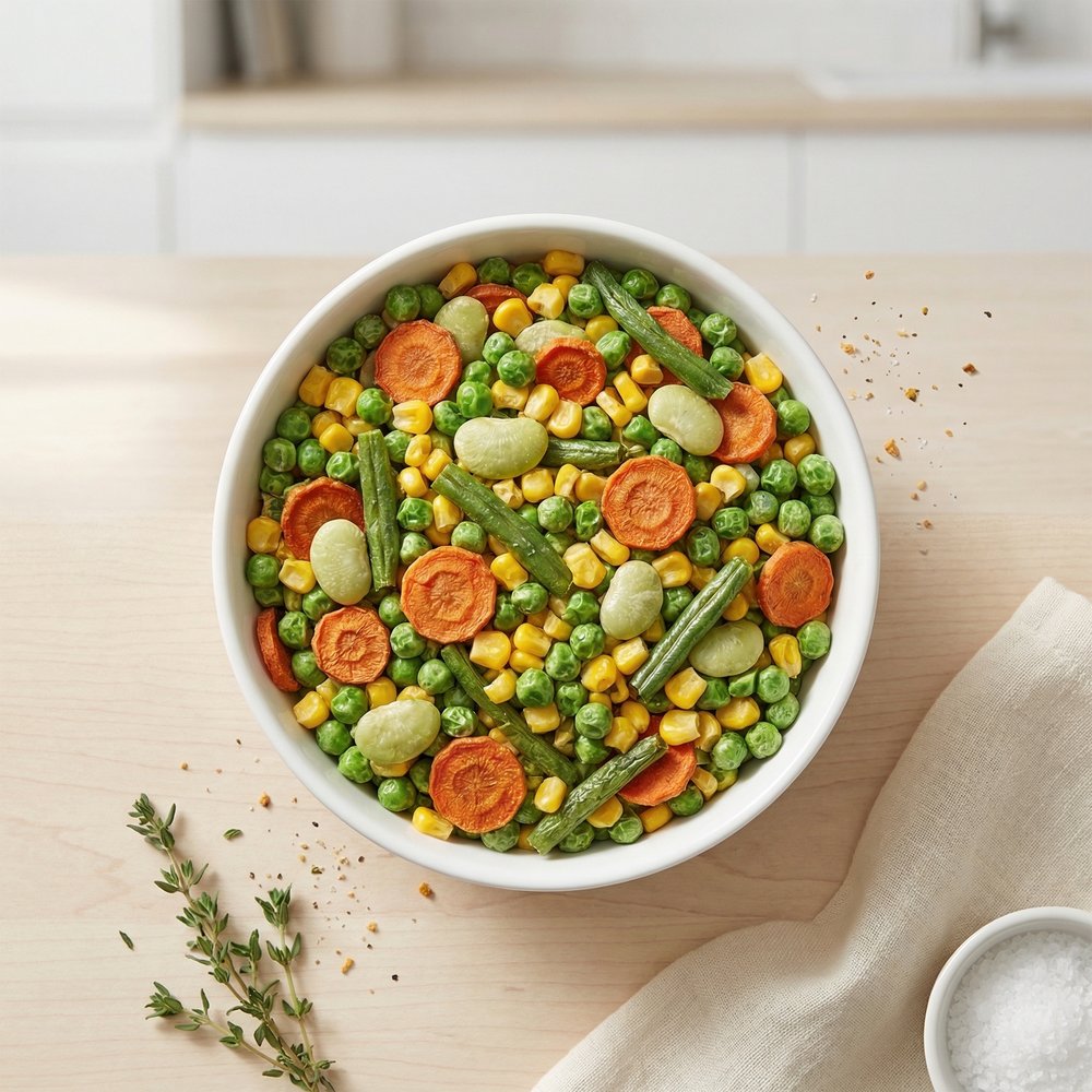 Pantry-Ready Dehydrated Mixed Vegetables