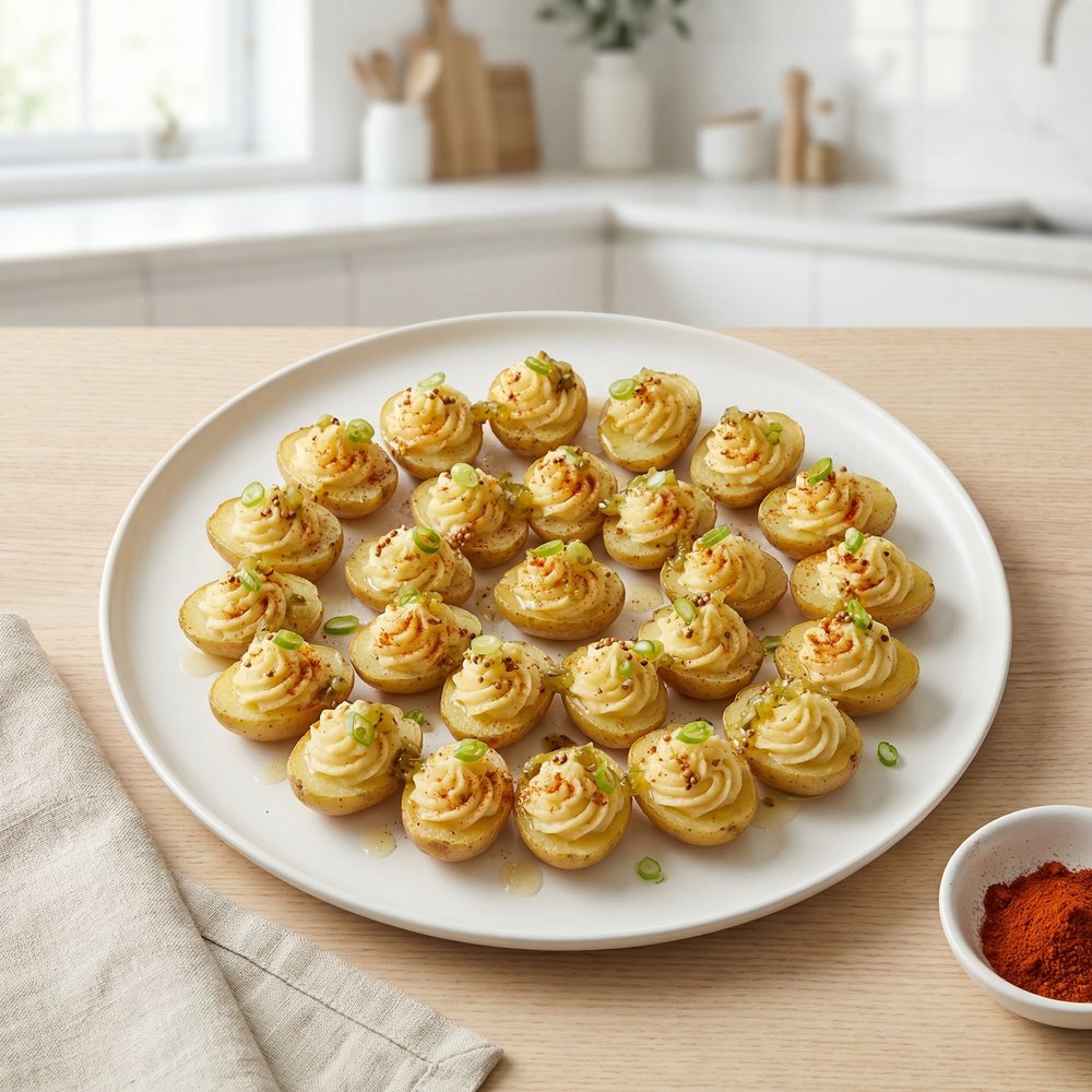 Deviled Baby Gold Potatoes