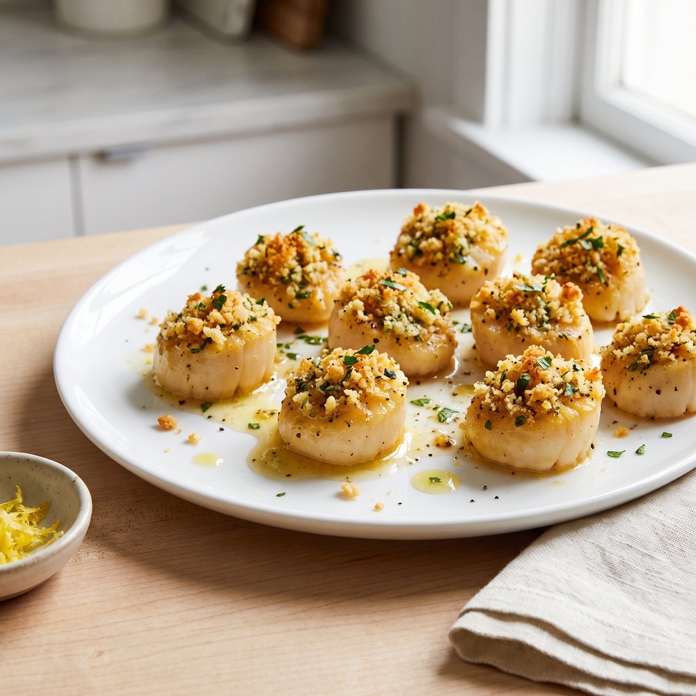 Dinah's Baked Scallops