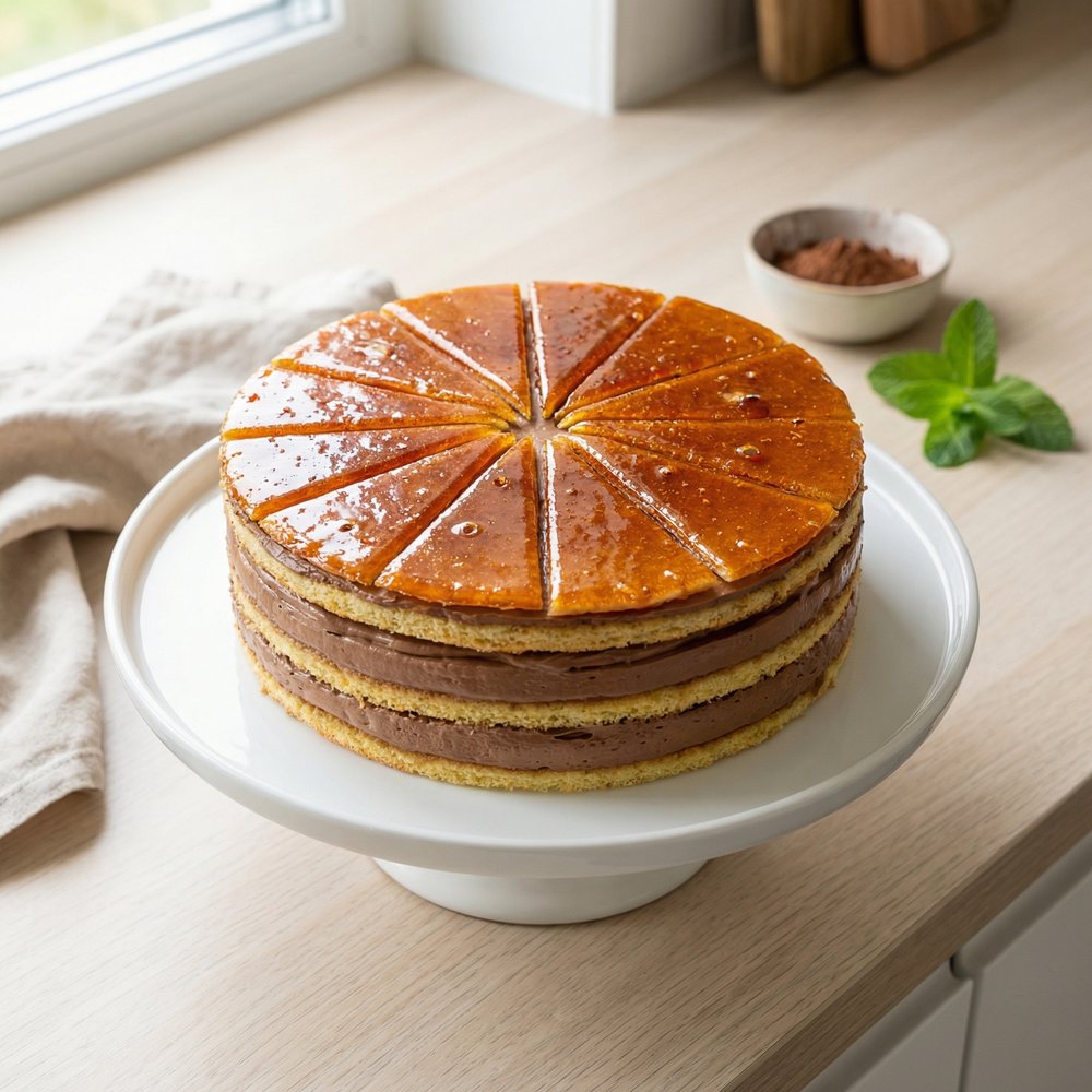 Hungarian Dobos Layer Torte