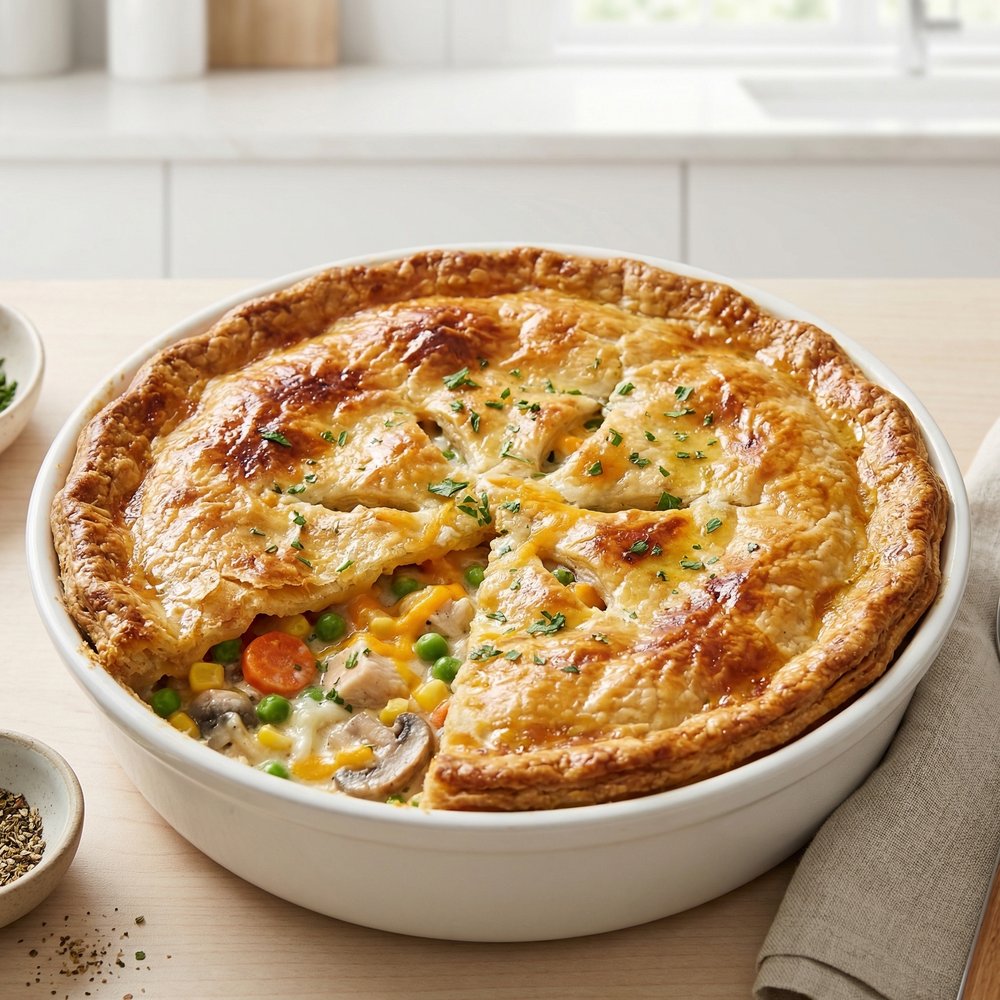 Cheesy Chicken Pot Pie (Version 6)