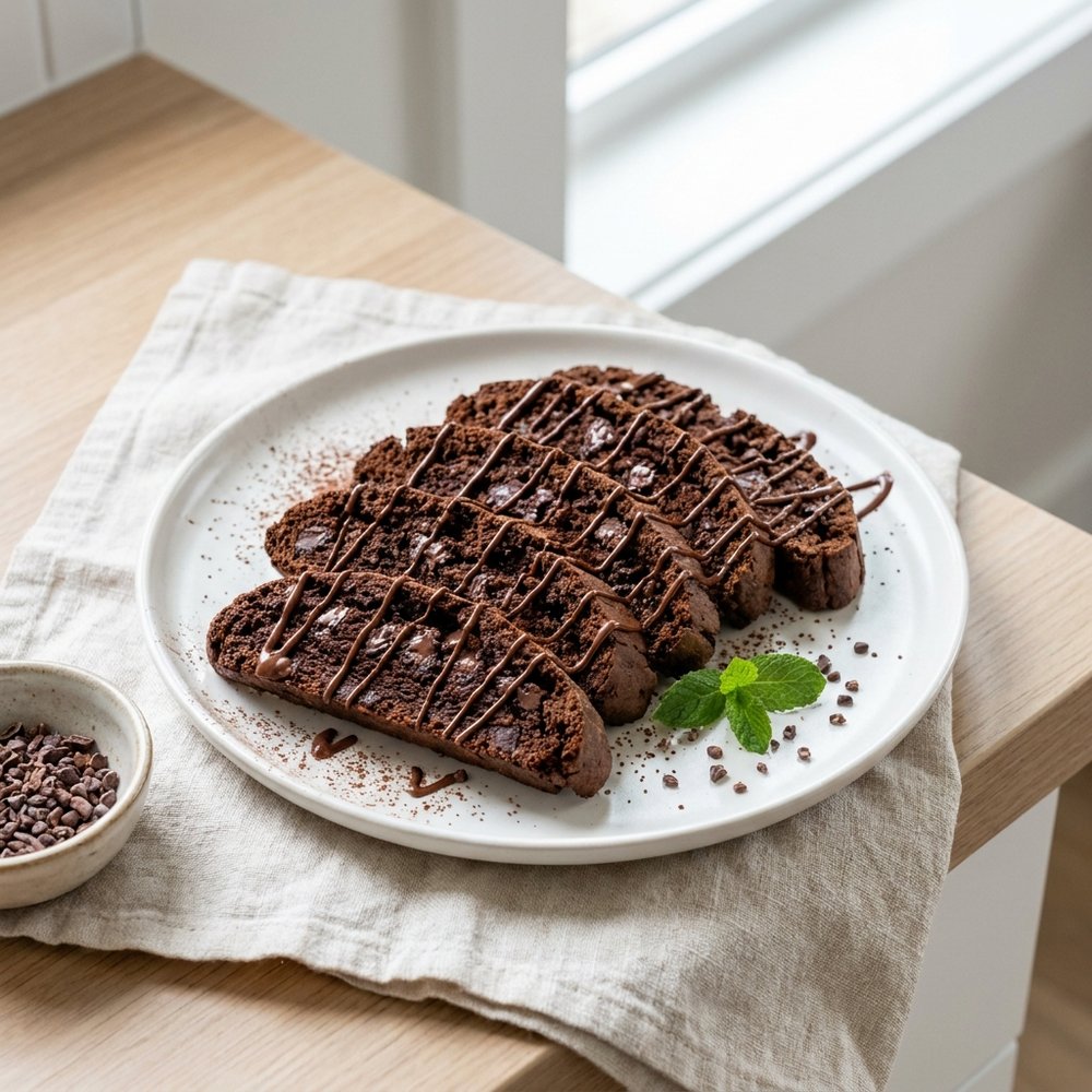 Double Chocolate Espresso Biscotti