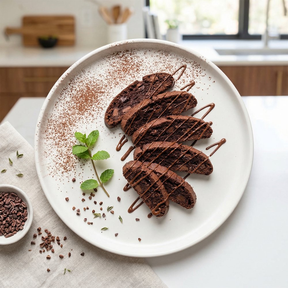 Double Chocolate Espresso Biscotti