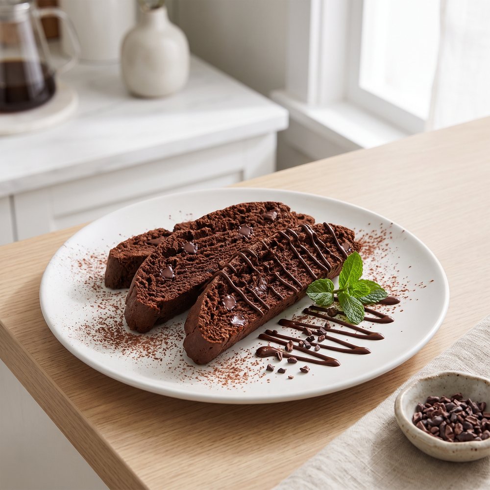Double Chocolate Espresso Biscotti