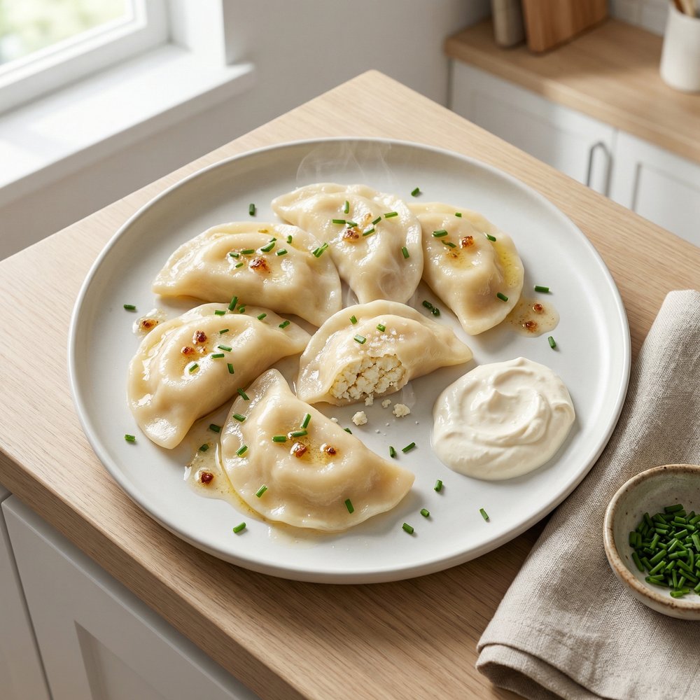 Cottage Cheese Pierogi Dumplings