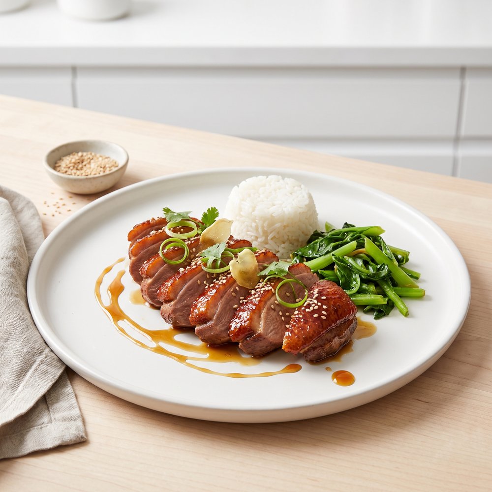 Duck with Honey, Soy, and Ginger