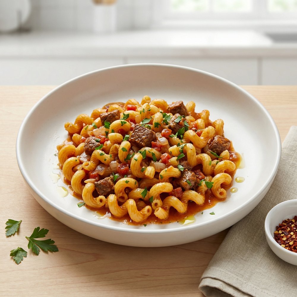 Dutch Oven Ground Beef Goulash