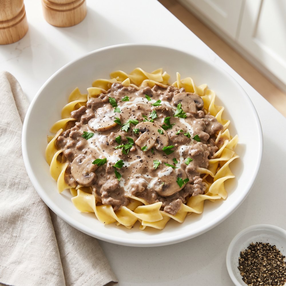 Easy Beef Strogonoff