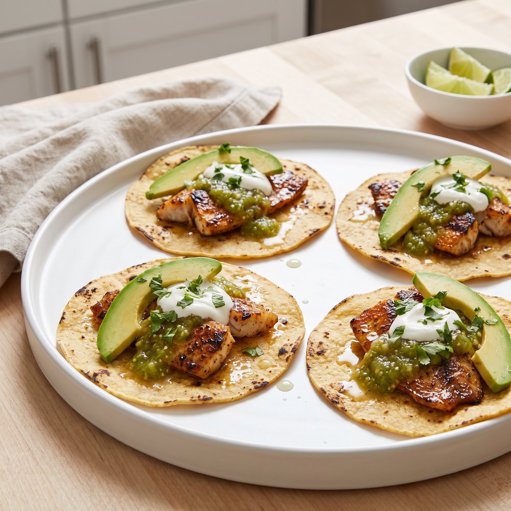 Easy Chili and Lime Fish Street Tacos