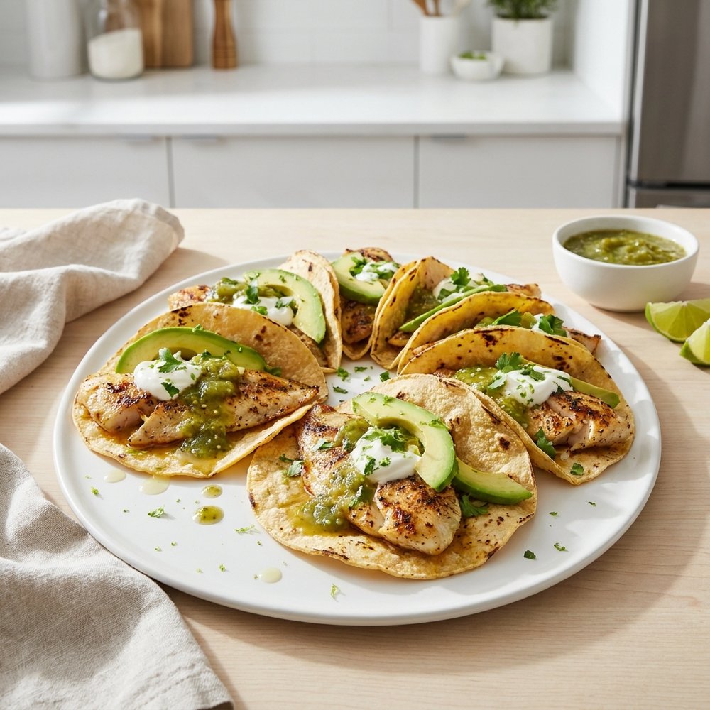 Easy Chili and Lime Fish Street Tacos