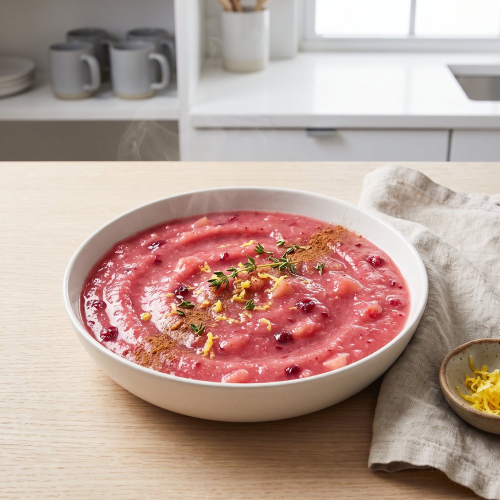 Easy Cranberry Applesauce