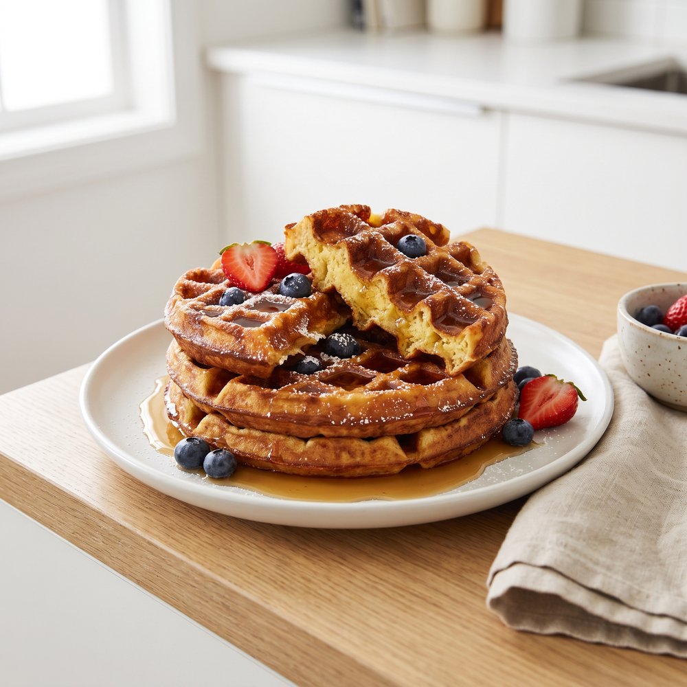 Easy French Toast Waffles