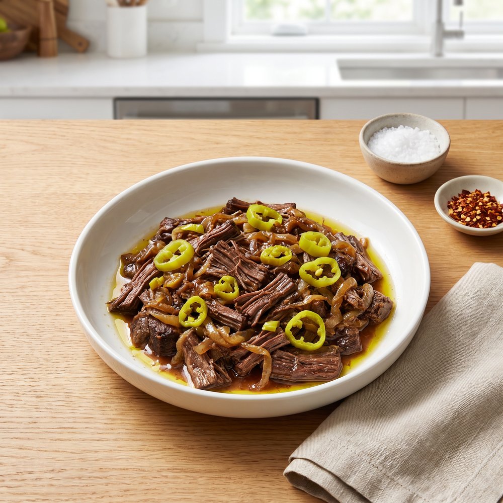 Easy Italian Beef (Make-Ahead Freezer Meal)