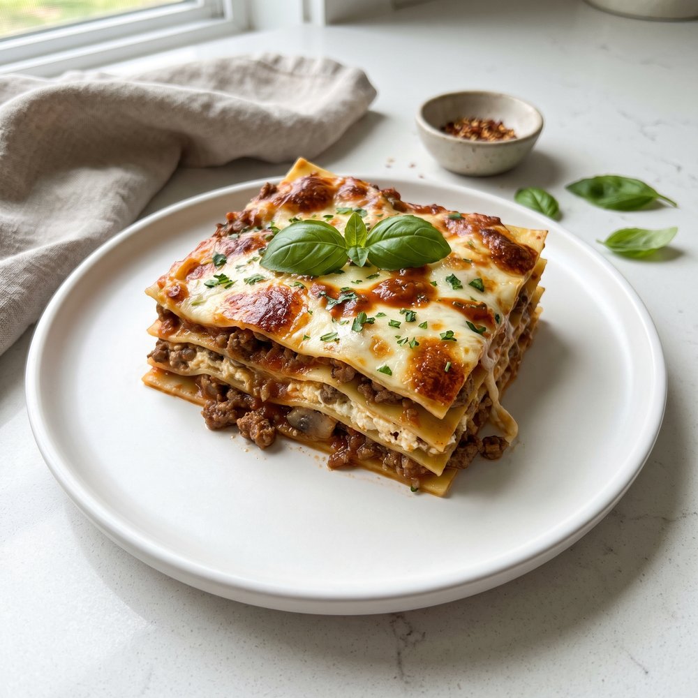 Easy Lasagna with Uncooked Noodles
