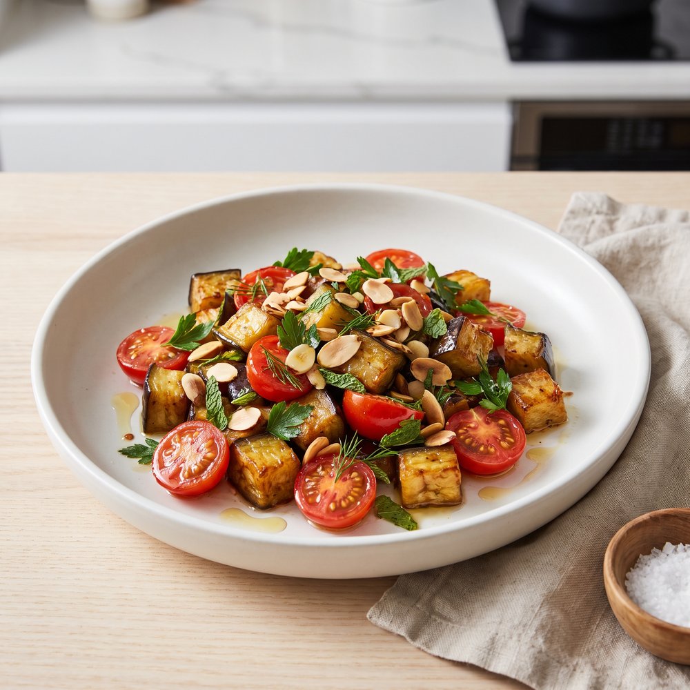 Eggplant with Almonds
