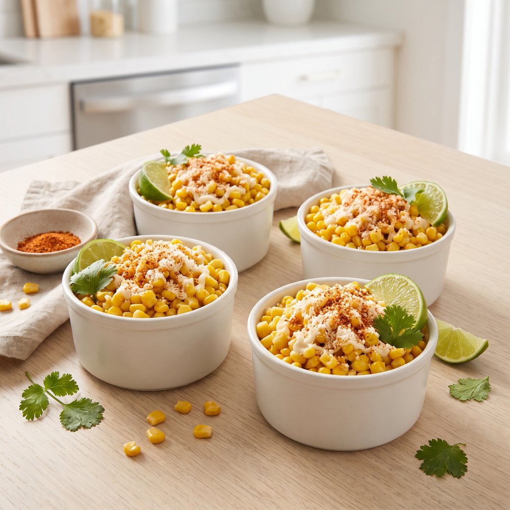 Elotes en Vaso (Mexican Street Corn Cups)