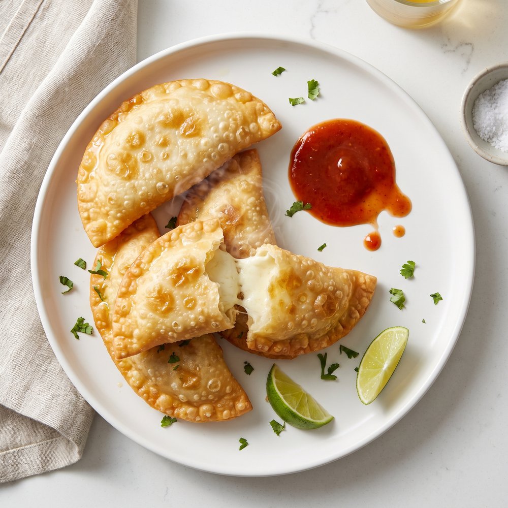 Empanadas Chilenas de Queso Fritas