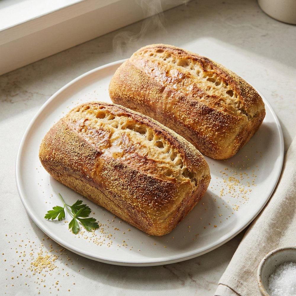 Toaster-Perfect English Muffin Loaf Bread