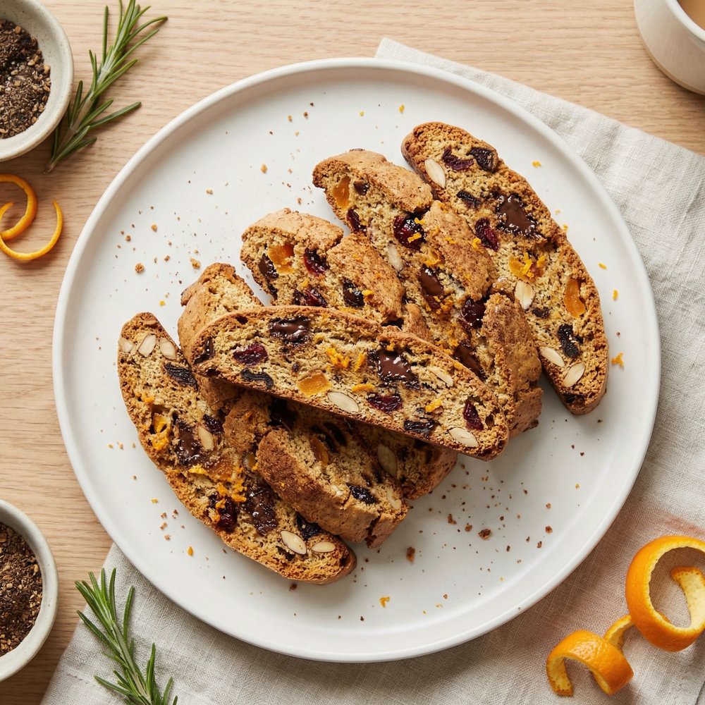 Coffee-Kissed Biscotti
