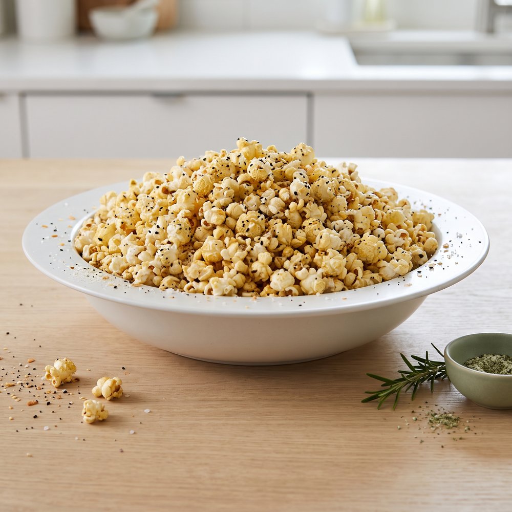 Everything Bagel–Seasoned Popcorn