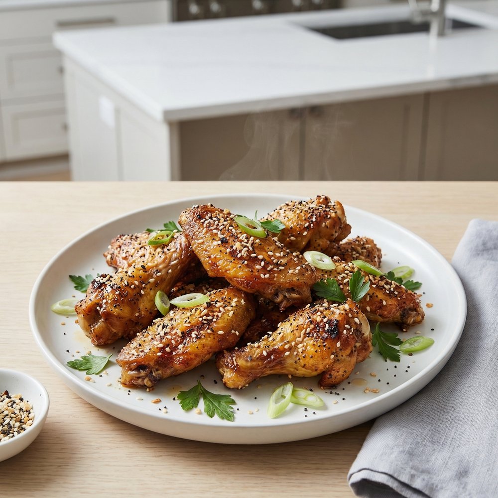 Two-Ingredient Everything Bagel Wings