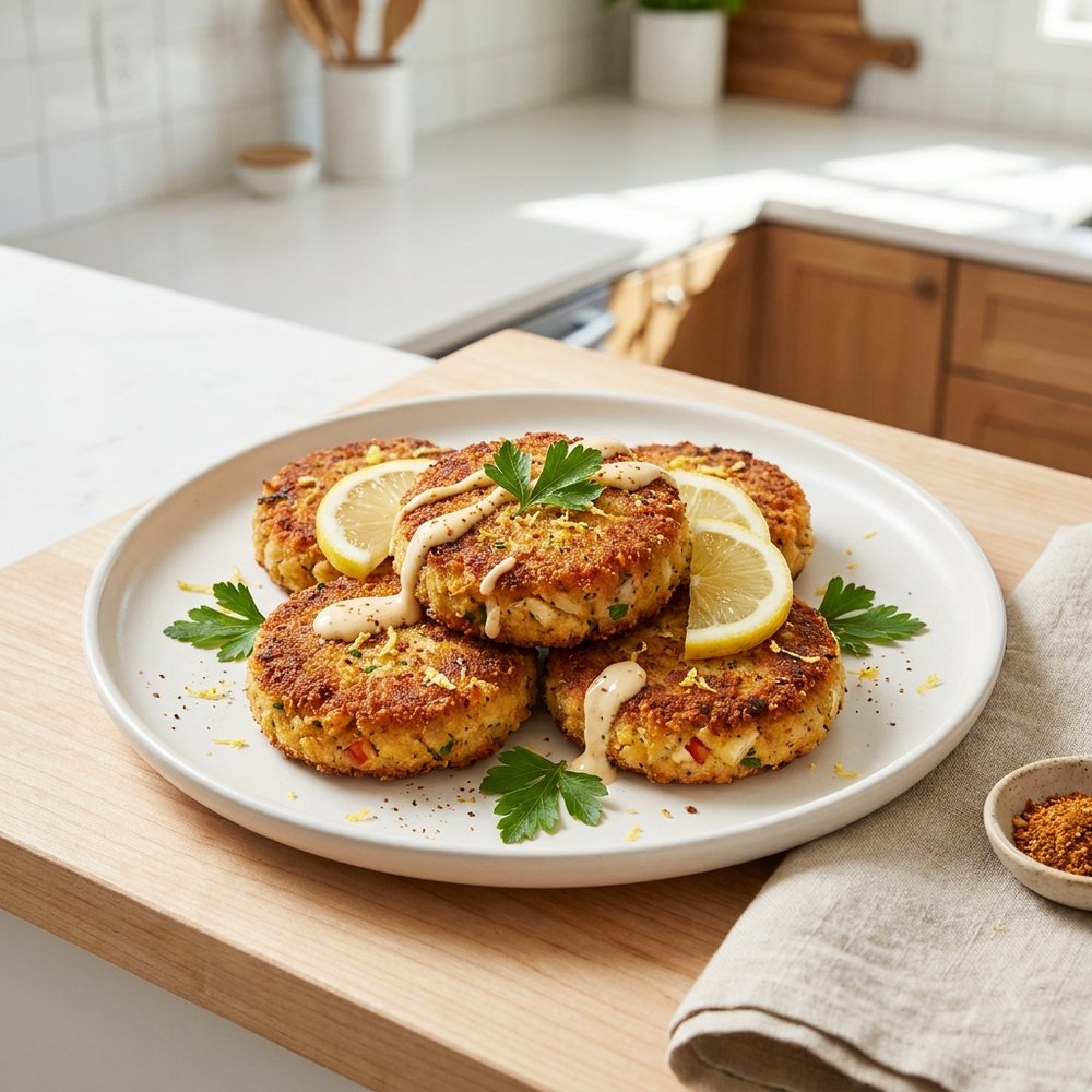 Fabienne's Black-Eyed Pea Crab Cakes