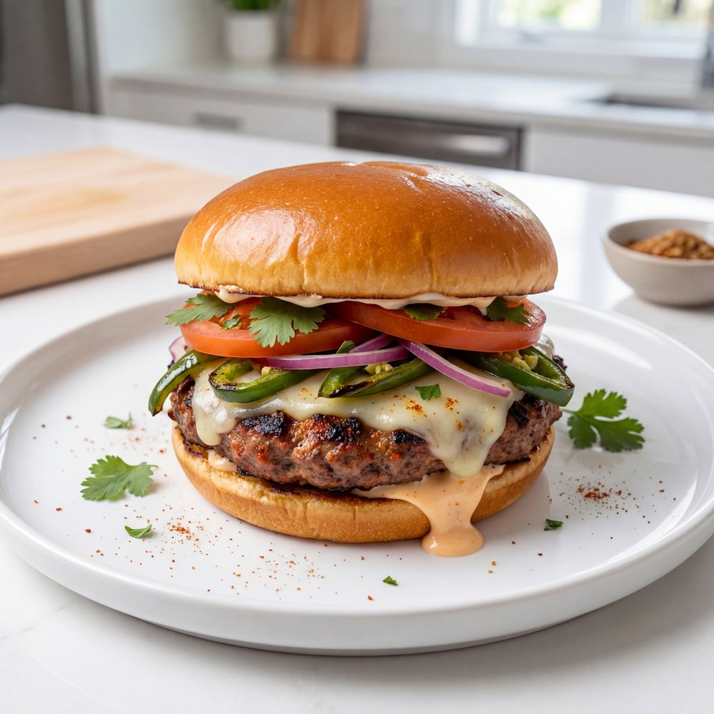 Fajita Cheeseburger