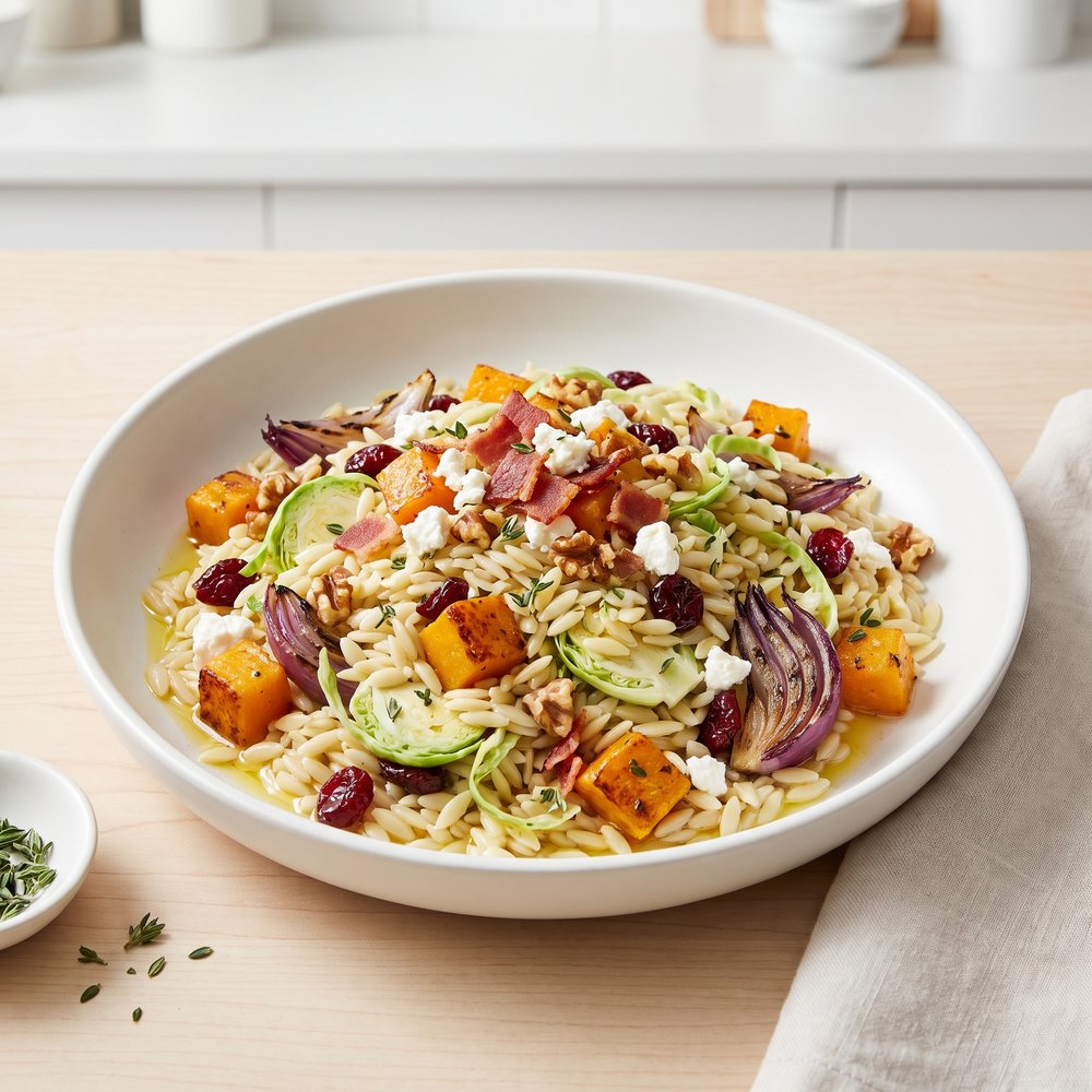 Fall Harvest Orzo Pasta Salad