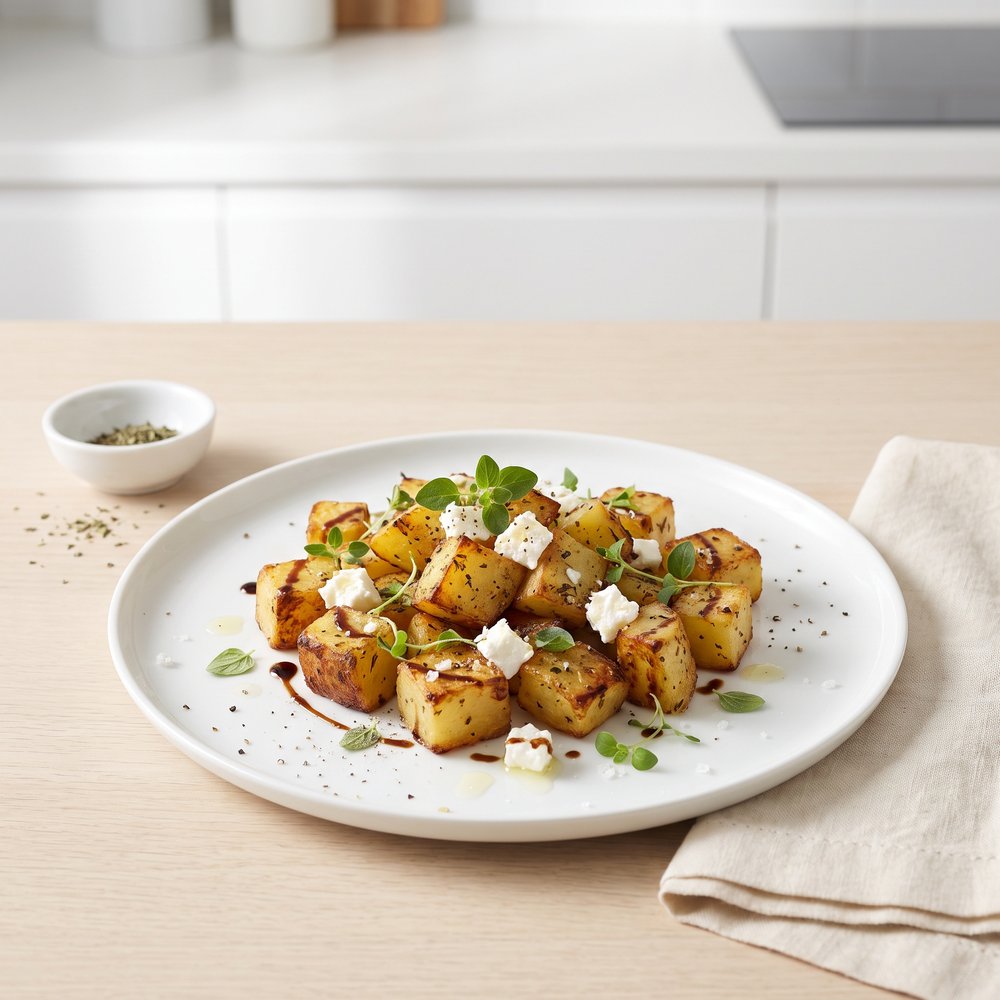 Feta Roasted Potatoes