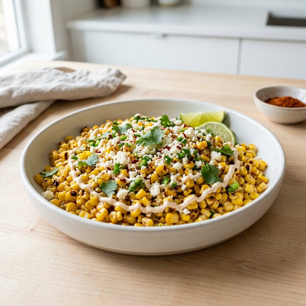 Fiery Elote-Inspired Corn Salad