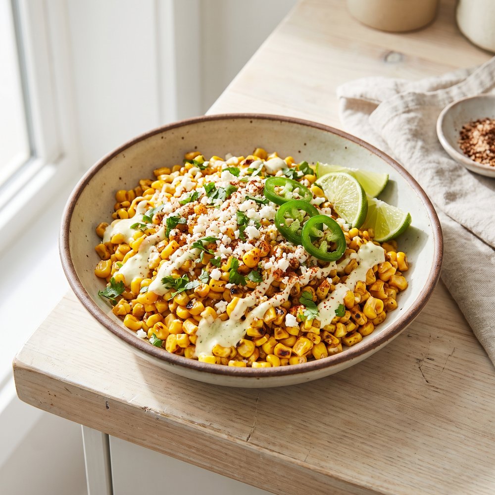 Fiery Elote-Inspired Corn Salad