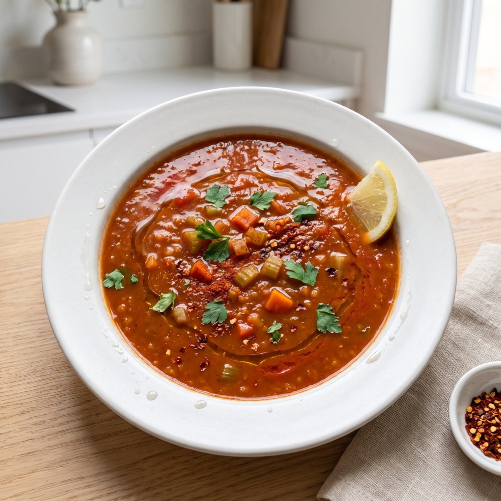 Fiery Lentil Soup