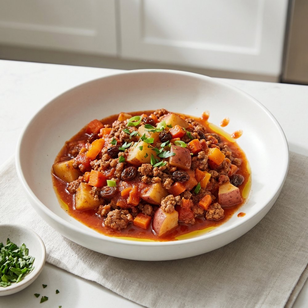 Beef Giniling, Filipino Afritada-Inspired