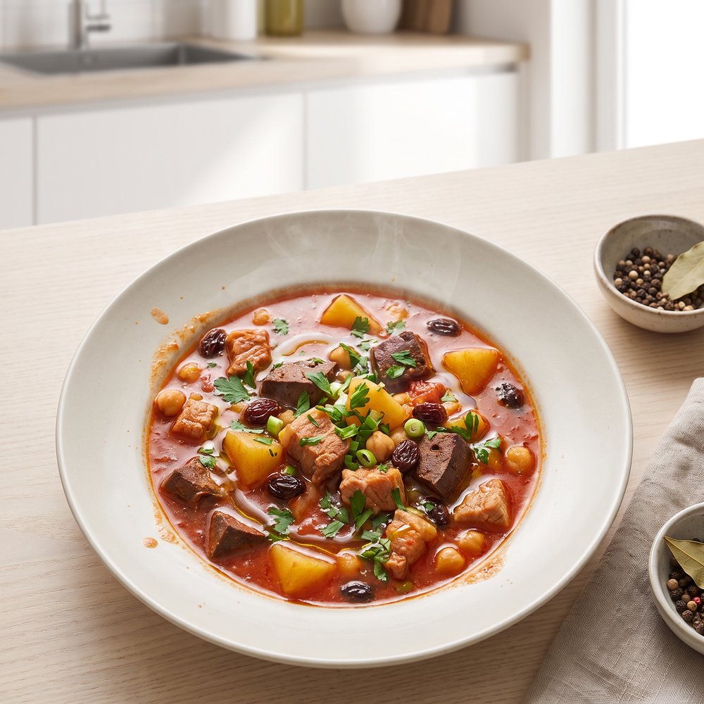 Filipino Menudo: Pork and Liver Stew