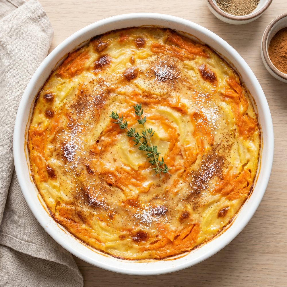 Finnish Rutabaga and Carrot Bake