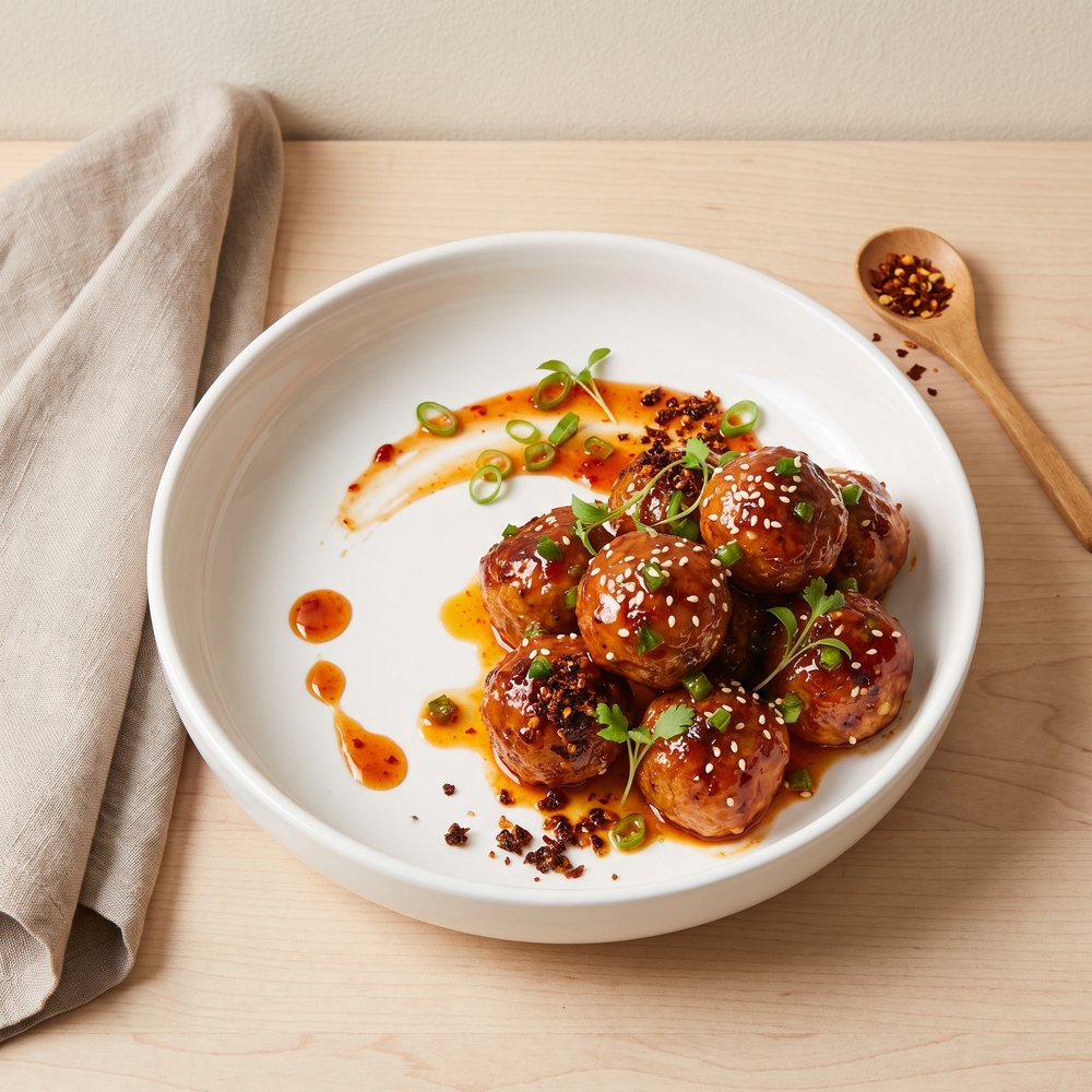 Firecracker Chicken Meatballs
