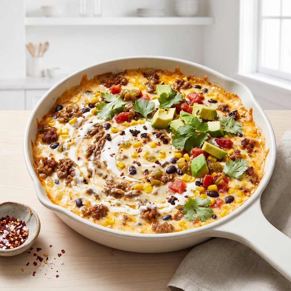 Fireside Skillet Queso Dip