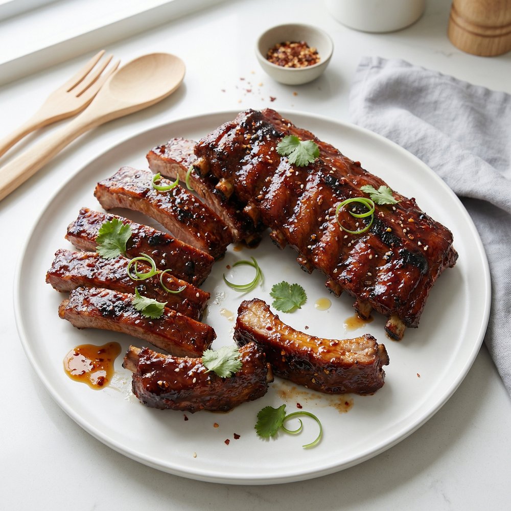 Simmered-and-Roasted Baby Back Ribs