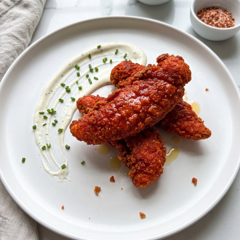 Flamin’ Hot Cheetos-Crusted Chicken Tenders