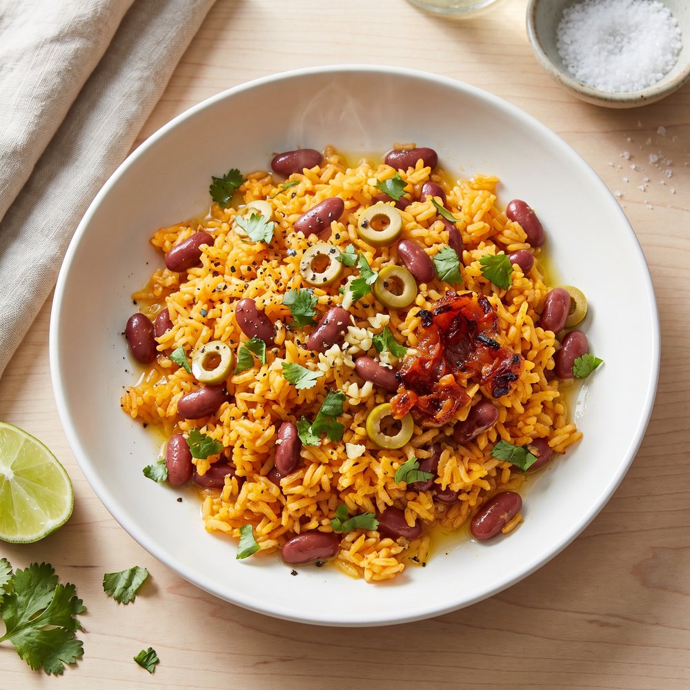 Flavorful Spanish Rice and Beans