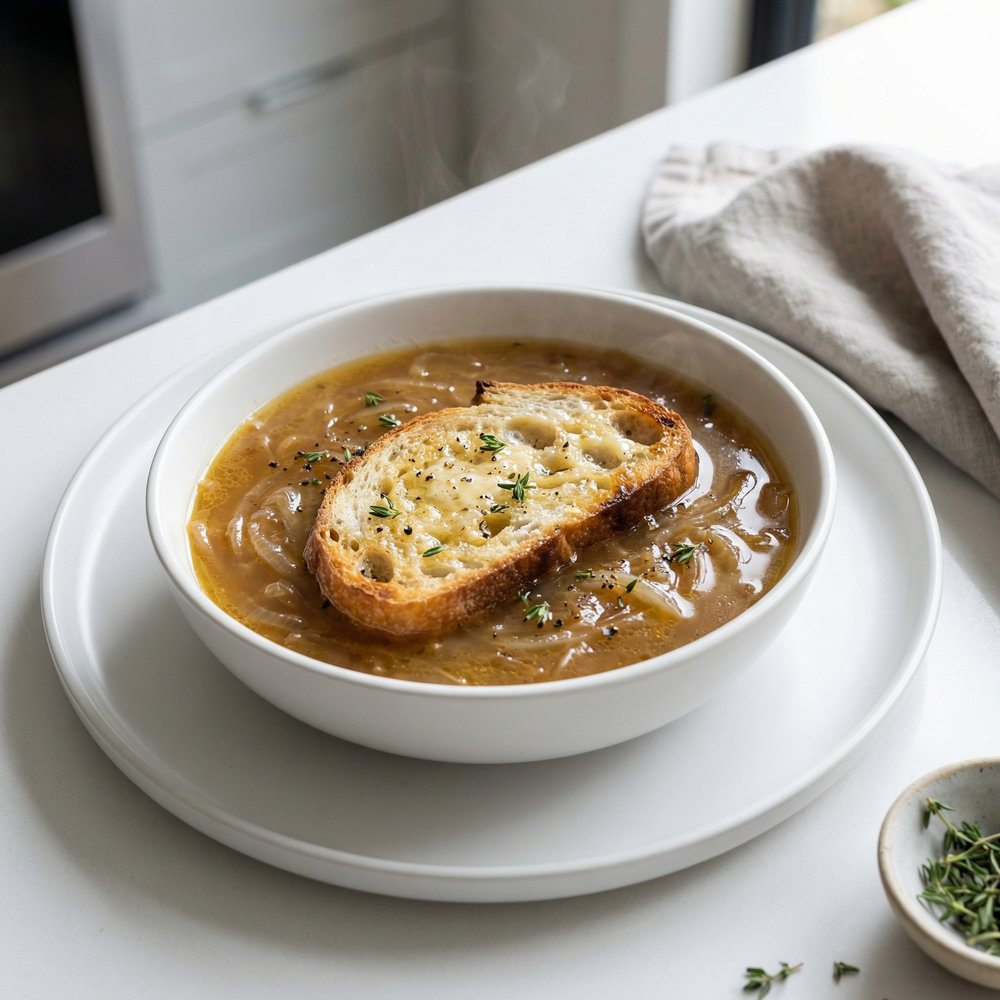 Tuscan-Style Caramelized Onion Soup