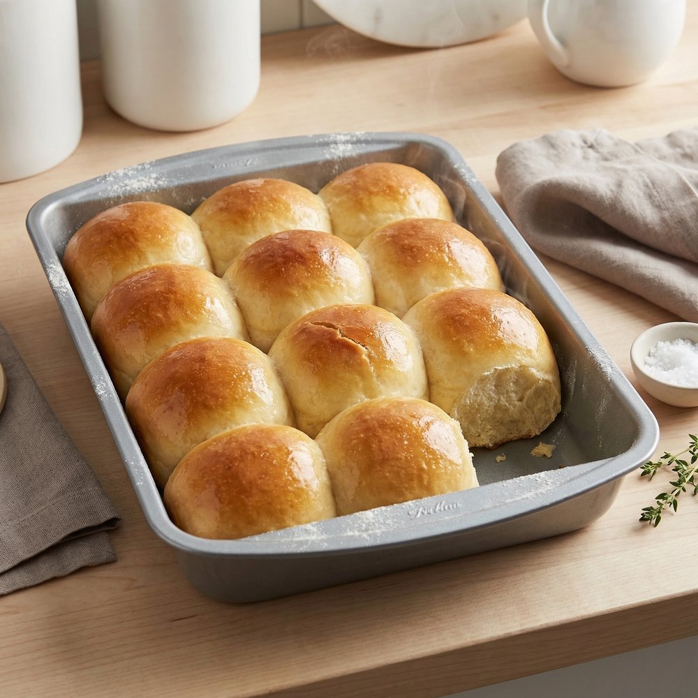Bread Machine Soft Dinner Rolls