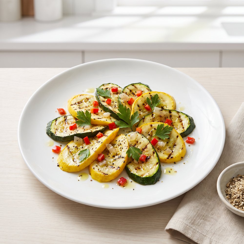 Foil-Pack Lemon Pepper Grilled Zucchini and Squash
