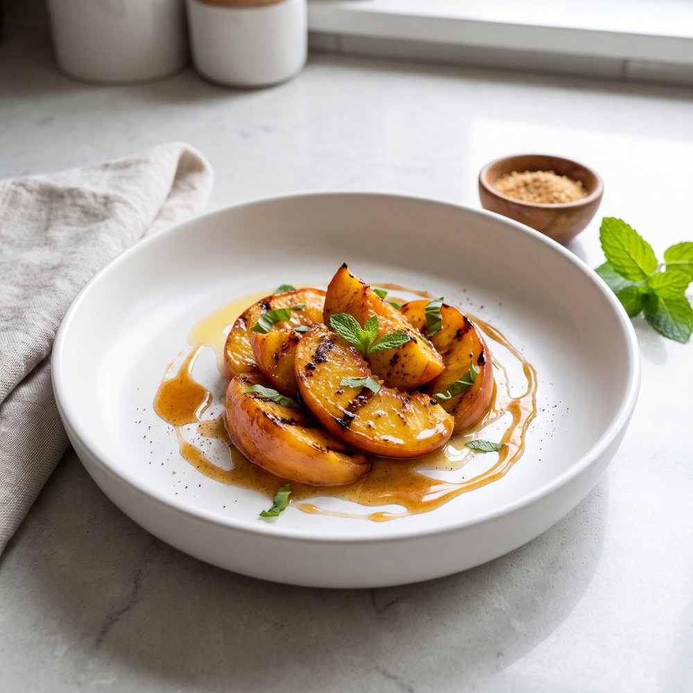 Foil-Packet Grilled Peaches