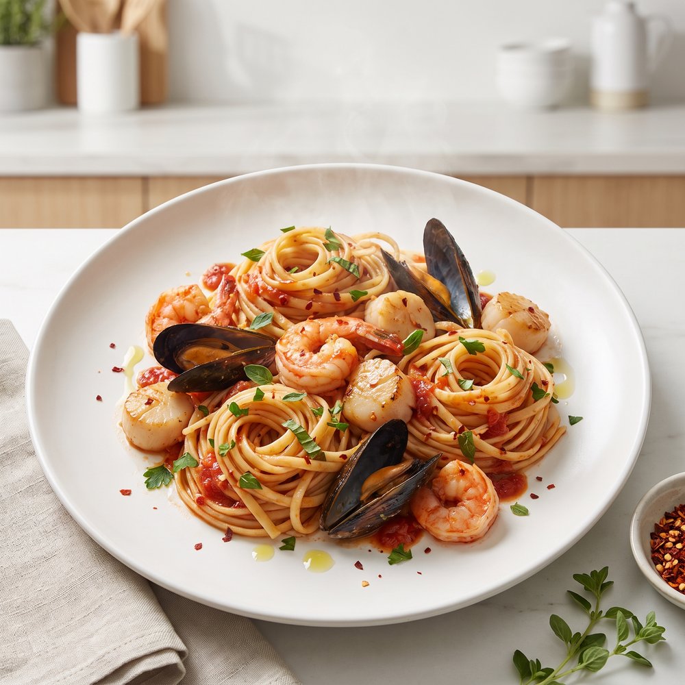 Fra Diavolo Sauce with Linguine