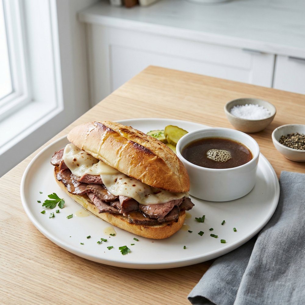 Easy French Dip Sandwiches