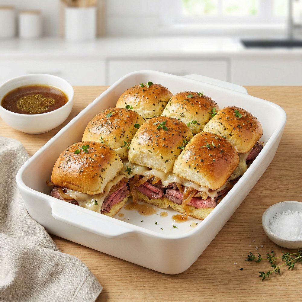 Mini French Dip Sandwich Sliders