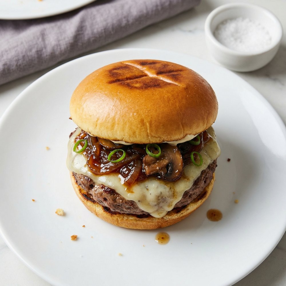 Bistro-Style Onion Havarti Burgers