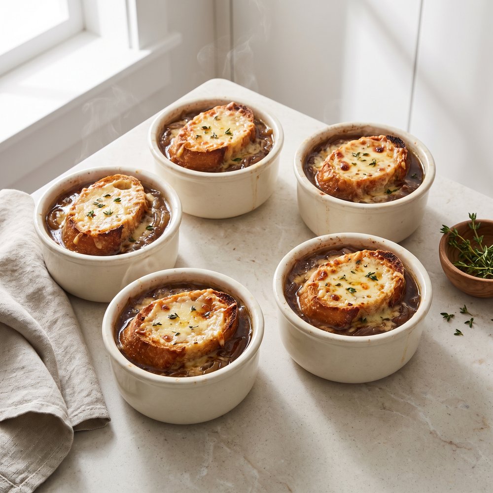 French Onion Soup with Port Wine